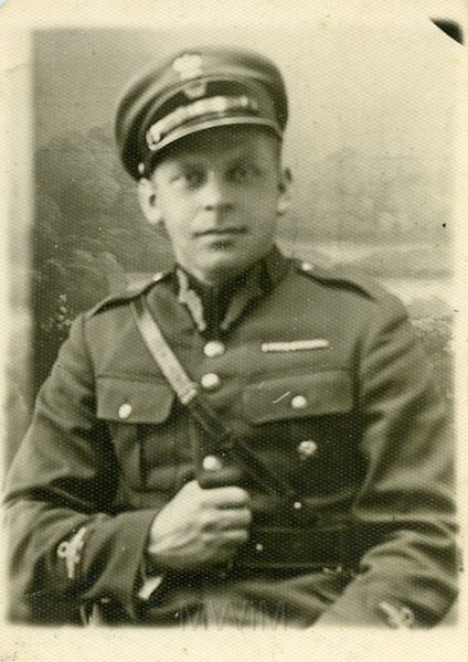 KKE 3969.jpg - Karol Ludera mąż Jadwigi. Naczelnik Poczty w Lidzie, Lida, 1941 r.